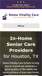 Mobile Screenshot of homevitalitycare.com