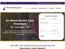 Tablet Screenshot of homevitalitycare.com